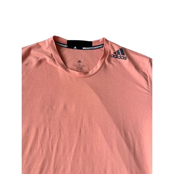 ADIDAS Mens Peach Sport T Shirt Sz XL - Picture 2 of 4
